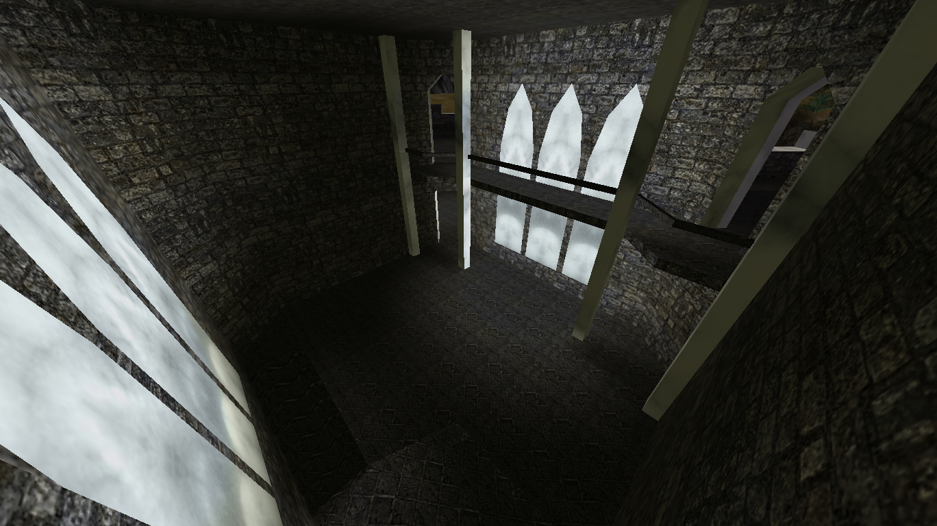 Fort Bad second floor interior