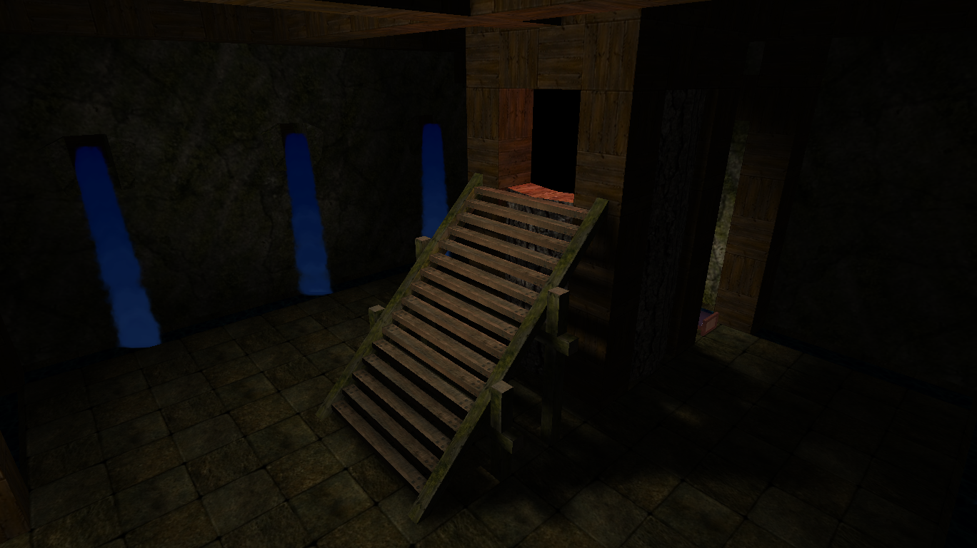 Entrance room at the start of Level 1