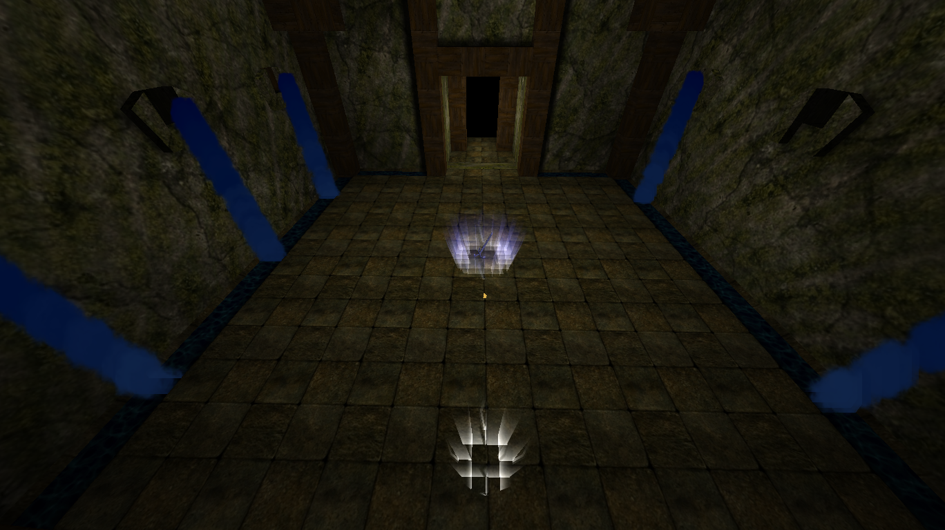 Maze finish point with the Hook in the center