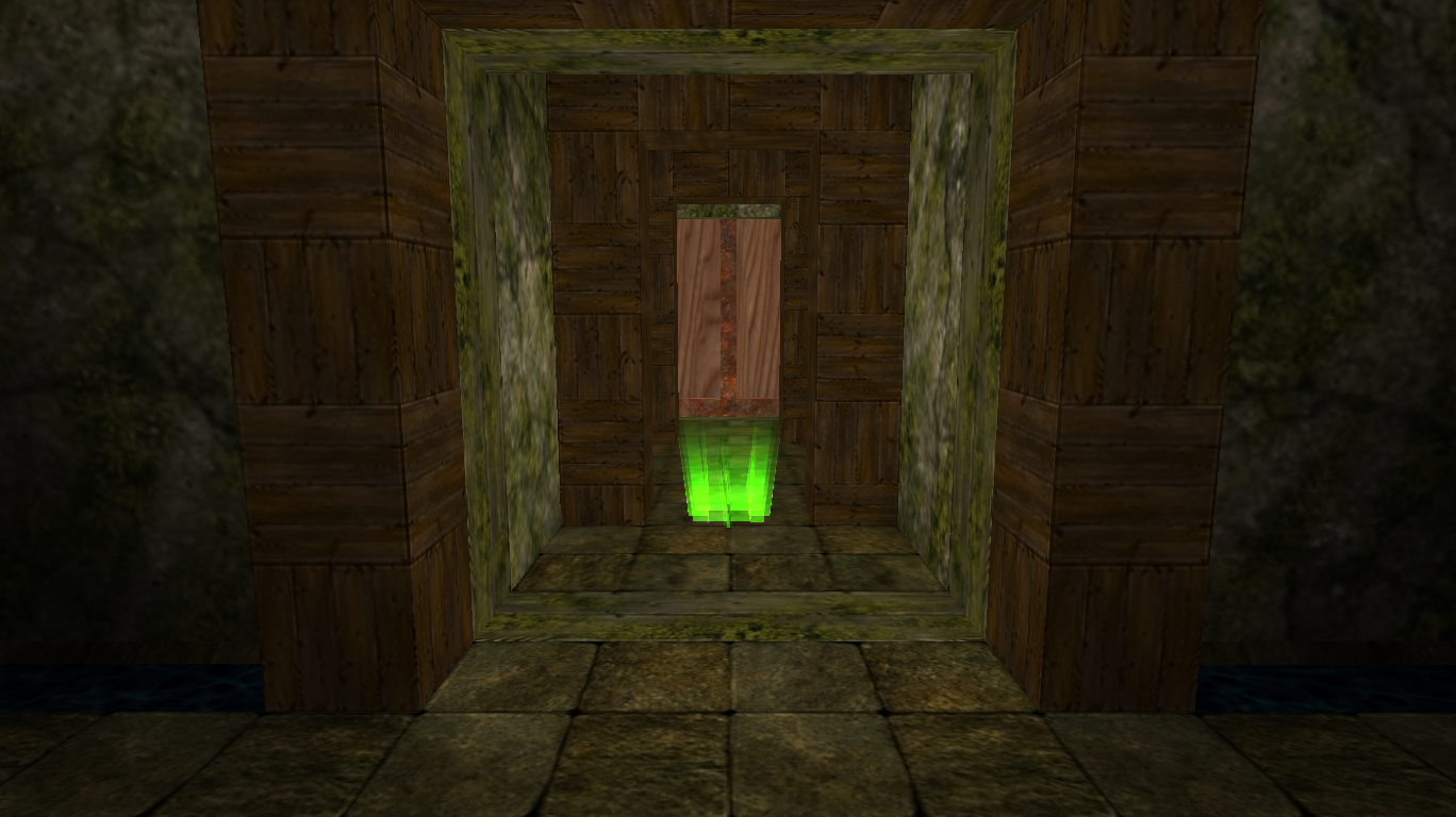 Start of the Level 2 maze with the race start in view