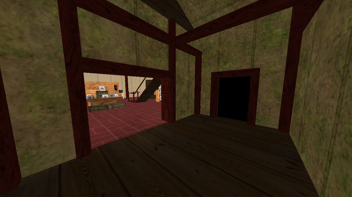 Port Town shop entrance door from inside