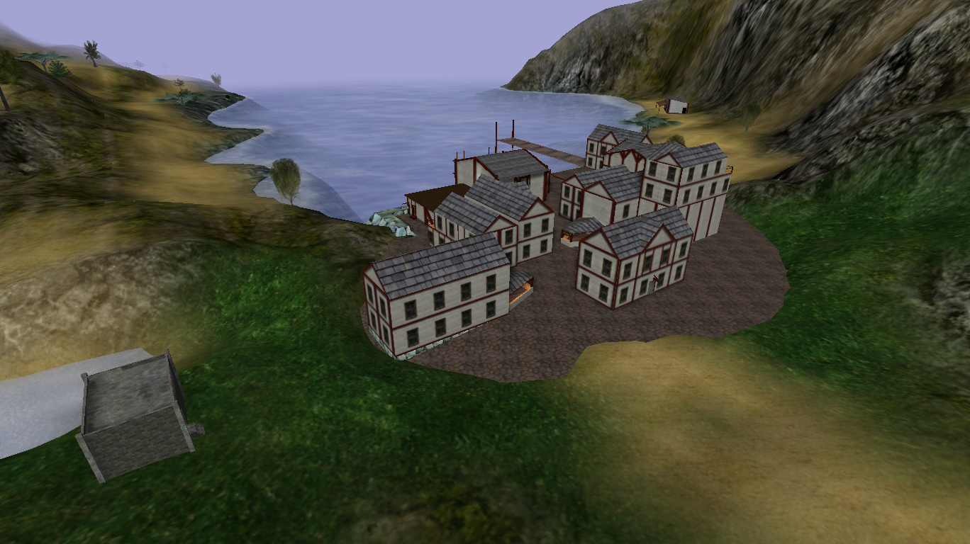 Port Town viewed from above