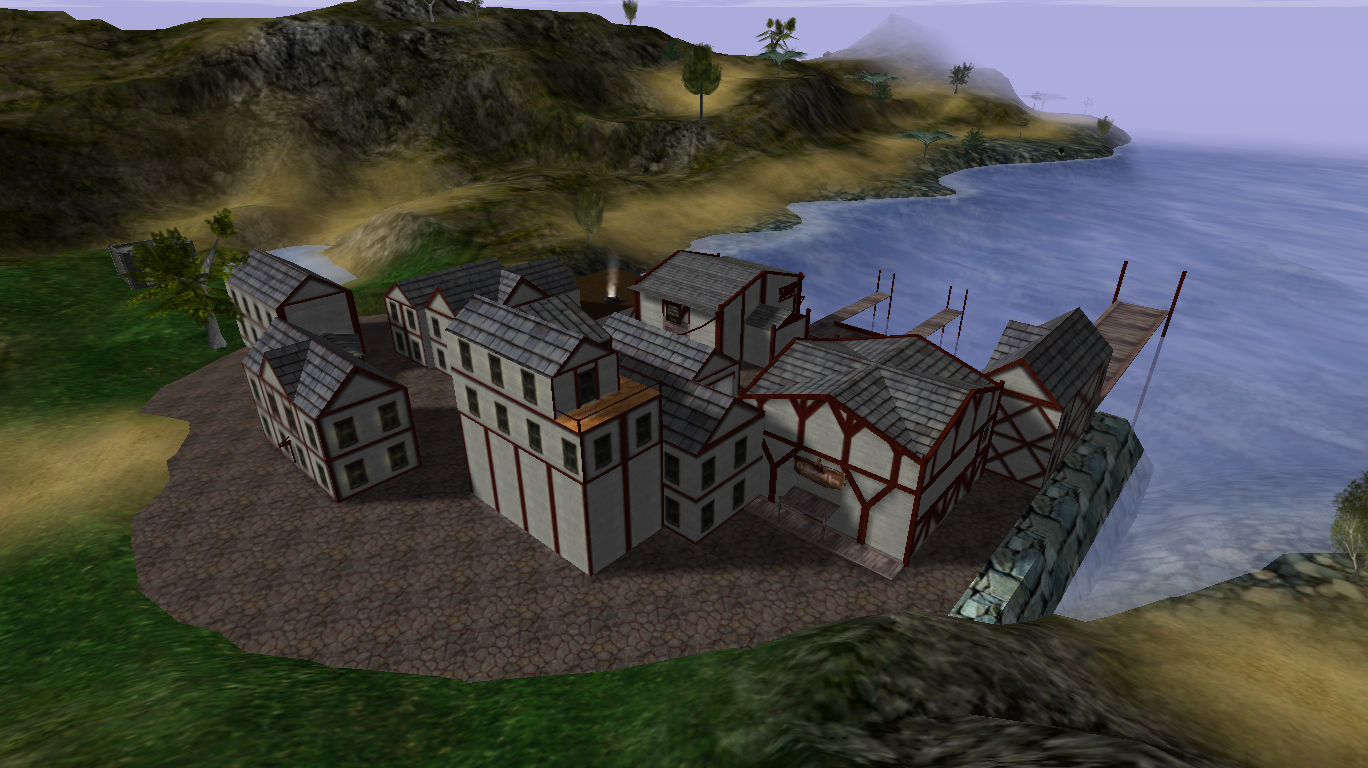 Port Town viewed from above at another angle